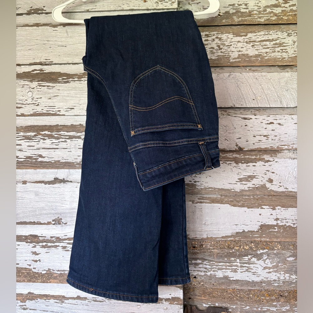Lee Dark Indigo Fleece Lined Women's Jeans